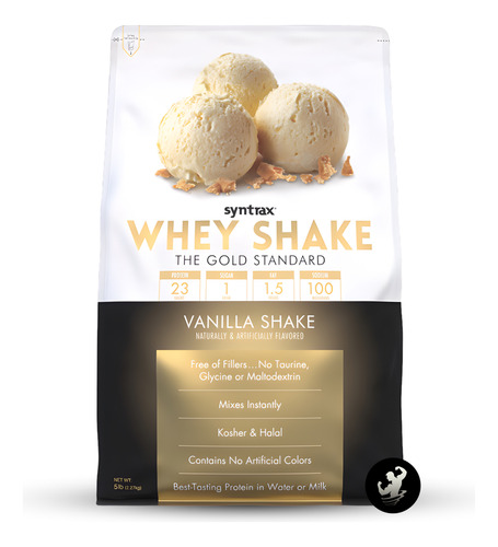 Whey Shake The Gold Standard 5 Lb Syntrax, Proteína