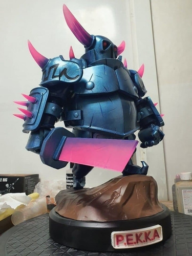 Archivo Stl Impresión Clash Of Clans Pekka Statue Cuotas Sin Interés