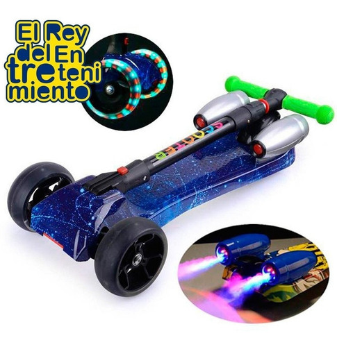 Monopatín Tripatín C/ Humo, Bluetooth, Luz Y Sonido - El Rey