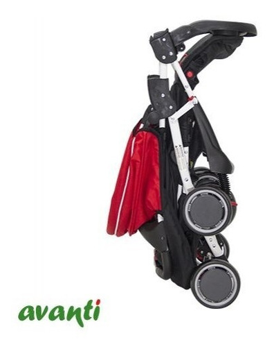 Cochecito Cuna Bebé Travel System Avanti Con Huevito Color Rojo
