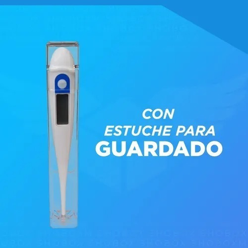 Termometro Digital Clinico C/ Alarma De Alerta Estuche Pilas