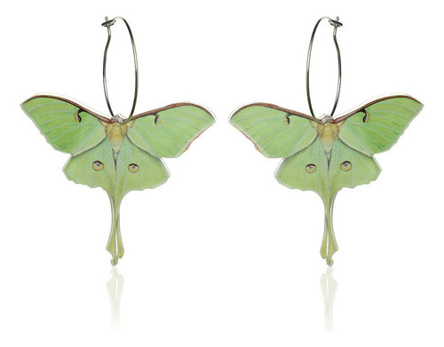 Colgantes Colgantes De Polilla Con Forma De Mariposa Verde P
