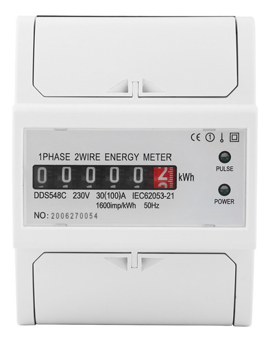 Medidor De Energía Dds548c, Vatios/hora, Monofásico, 4p, 230