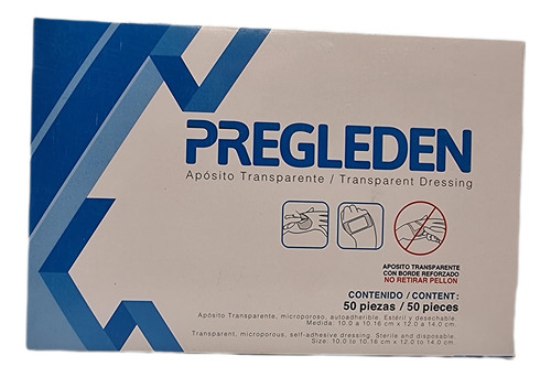 Aposito Pregleden 10 X 12 3 Cajas Con 50 Pzas C/u