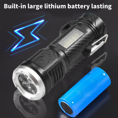 Linterna Multifuncional Y, Encendedor Recargable Led 6004