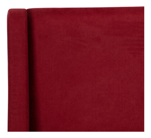 Cabecera Matrimonial Dicasa Milan Linnia Color Rojo