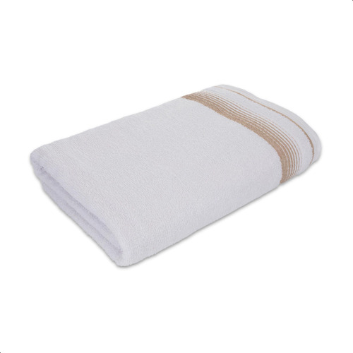 Toalha Banho Lumin 100% Algodão Luxo Cores 360g/m2 75x150cm Cor Branco