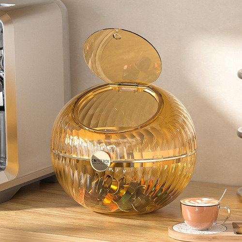 Caja De Almacenamiento De Cápsulas De Café Con Marrón