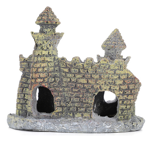 Simulación De Decoración De Acuario De Acuario De Castillo E