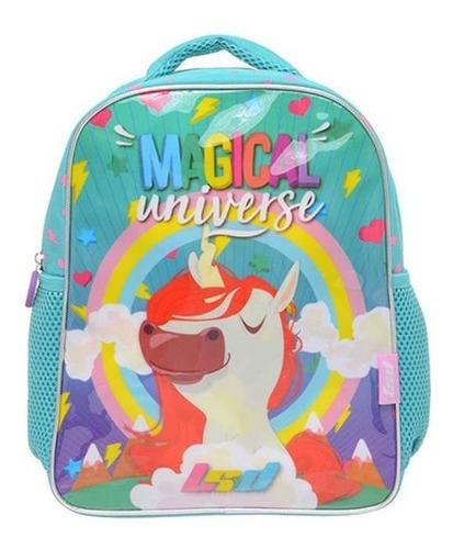 Mochila Lsd Espalda Magical Universe 12 PuLG Sharif Express Color INDEFINIDO Diseño de la tela SINTETICO