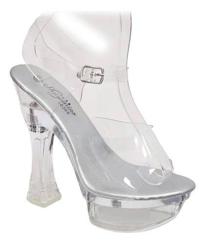 Zapatos De Tacón Alto Transparentes Para Mujer