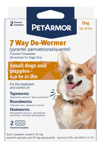 Petarmor Desparasitador De 7 Vias Para Perros, Tratamiento B