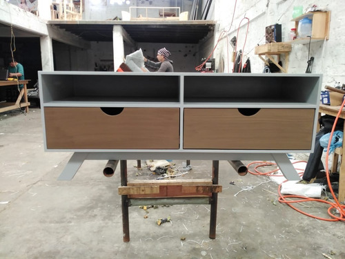Mesa Para Tv Pantalla Nórdica, Centro De Entretenimiento