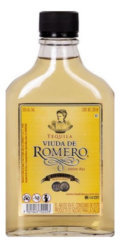 Paquete De 3 Tequila Viuda De Romero Reposado 250 Ml