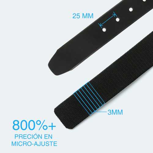Cinturones Hombre Nylon Elásticos Cintos Hebilla Automática Color Negro Y Gris Bf Diseño De La Tela Lisa Talla 105