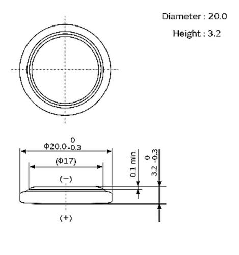 Cr2032 Tipo Moneda 10 Piezas Marca Murata 3v