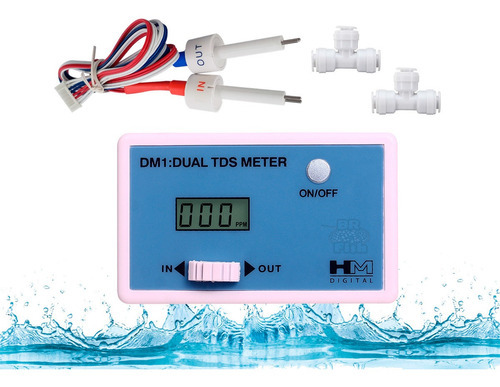 Medidor TDS digital dual en línea Dm-1 Hm de 2 canales Std Digital