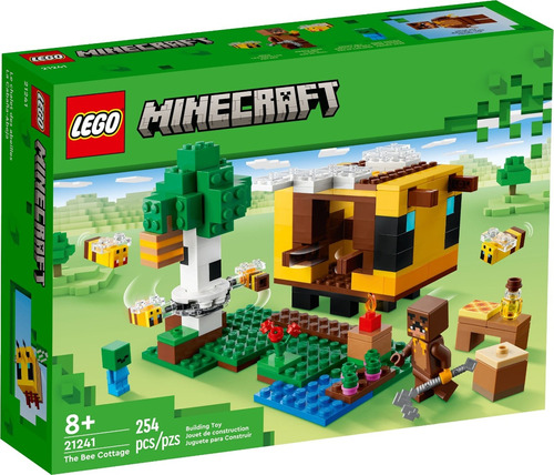 Set Lego Minecraft La Cabaña Abeja 21241