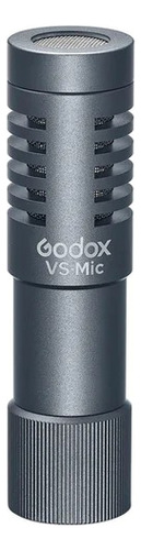 Microfono Godox Vs-mic Shotgun Con Montaje Para Cámara Color Gris
