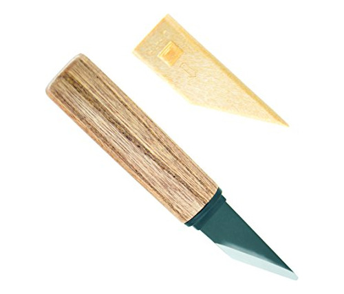 Navaja De Kiridashi Navaja De Mango De Acero Japonesa Con Fu