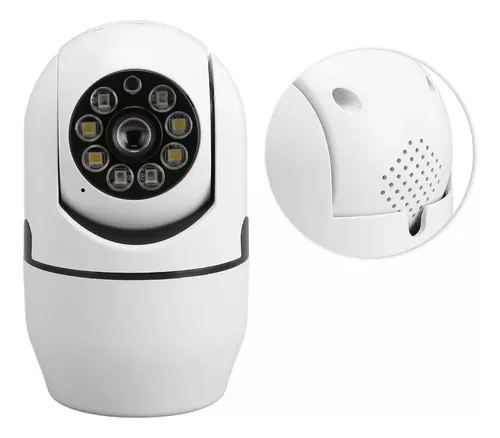 Cámara Seguridad Video Vigilancia Wifi 360 Grados Exteriores