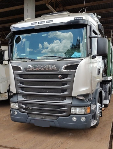 Scania R-400 13/14 Champagne Opticruise 6x2 Cegonheiro