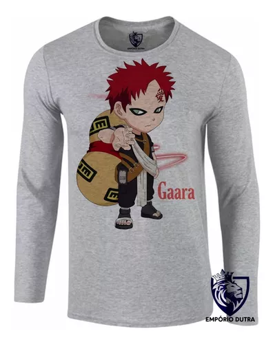 Camisa/Camiseta Unissex Símbolo Gaara Naruto