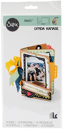 Sizzix 661.396 Thinlits Die, Mini Álbum Por Lynda Kanase (14