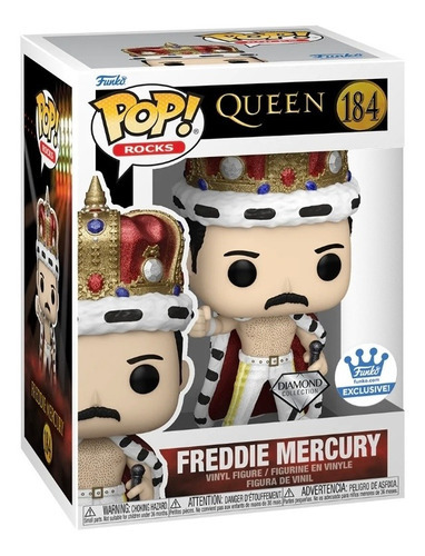 Funko Pop Freddie Mercury As King Diamond Queen Exclusivo
