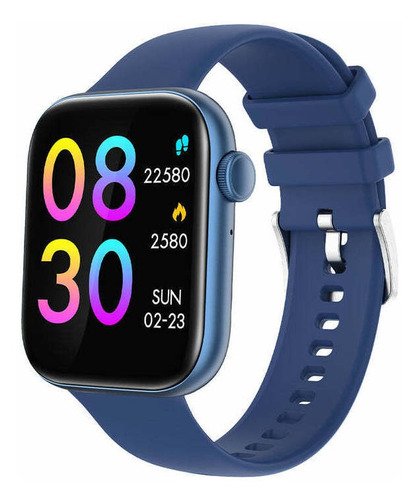 Smartwatch Colmi P Series P45 1.81" caja de  aleación de zinc  azul, malla  azul de  silicona