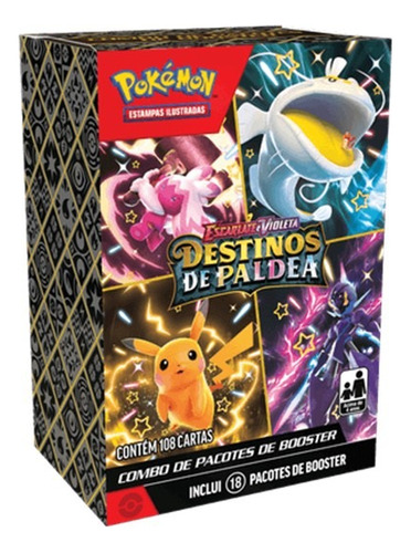 Combo Booster Pokémon Escarlate E Violeta Destinos De Paldea