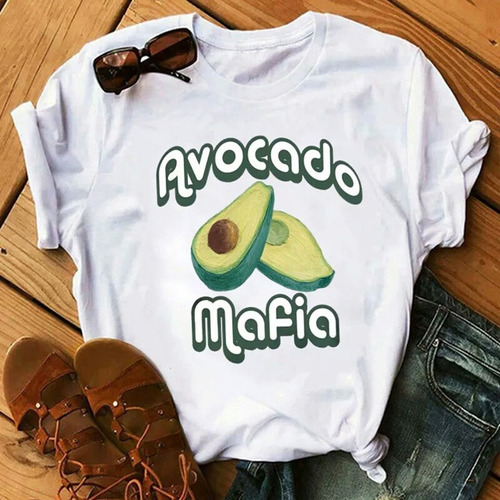 Camiseta Aguacate Avocado Mafia Me Calidad Y Frescura Unisex