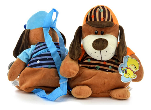 Mochila De Peluche Perro Animales Infantil Perrito !