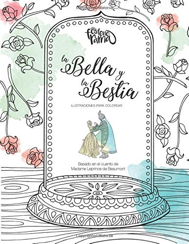 La Bella Y La Bestia: Ilustraciones Para Colorear