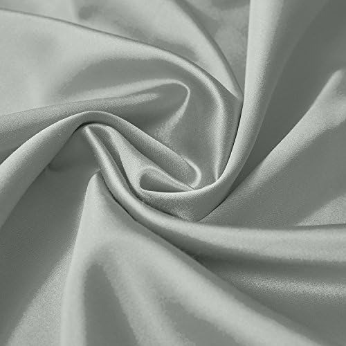 Cortinas 100% Blackout Largas 140x230cm Tres Capas Hogar Gris Claro