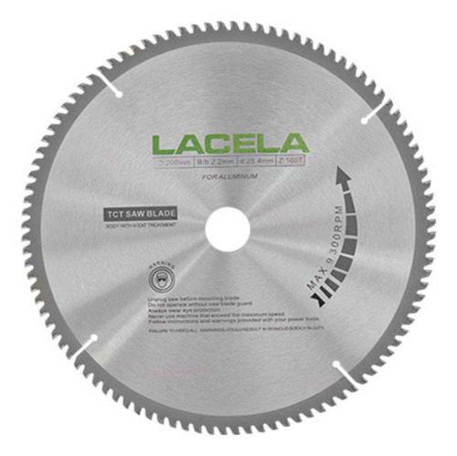Disco De Corte 8'' 100t Para Aluminio Dc08-100t Al*