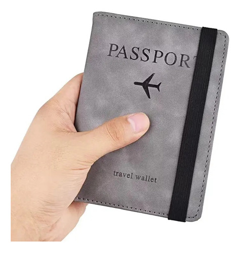 Porta Pasaporte Porta Documentos Billetera Proteccion Rfid