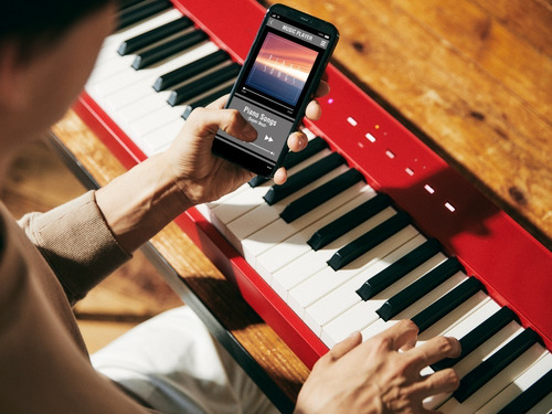 Imagen 7 de 8 de Piano Casio Digital Privia Px-s1100 Rojo