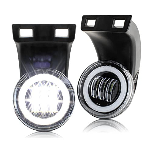 Ldetxy Luces Antiniebla Led Con Drl Dodge Ram 94-02