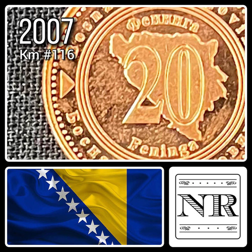 Bosnia Herzegovina - 20 Feninga - Año 2007 - Km #116