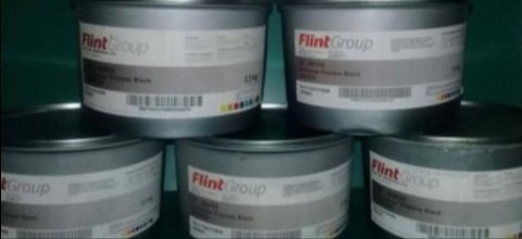Tinta Litográfica Marca Flin Grauo Latas De 2.5