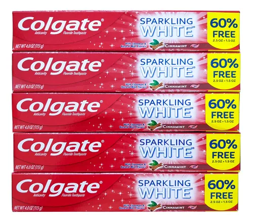 Pasta De Dientes Colgate Cinnamint Con FlĂșor Para Blanquear