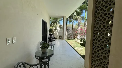 Casa Tipo Hacienda De Un Piso De 4 Recamaras En La Ceiba 2, Dzibilchaltún
