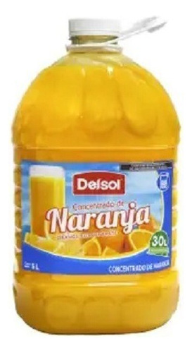 Concentrado Delsol Sabor Naranja 5 Lts