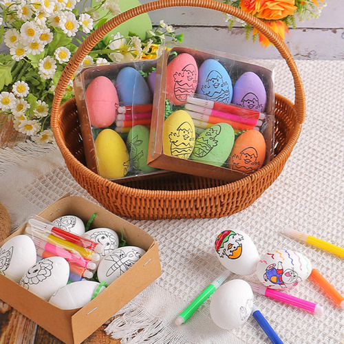 Cbq Huevos De Pascua Diy Pintura Artesanía Huevos Rellenos