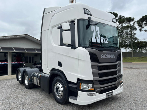 Scania R 450 6x2 Ano 2022/2023 Branco Susp. Ar R450 R460 420