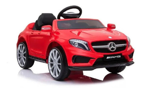 Mercedes Benz Vermelha 12v Com 2 Motores E Controle Remoto