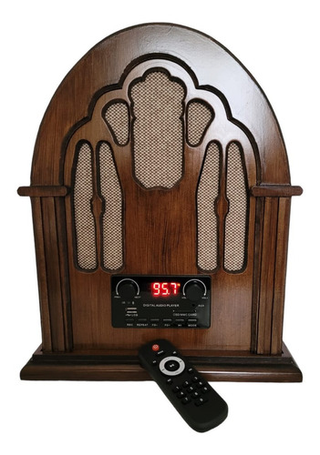 Rádio Retro, Antigo Capelinha De Madeira, Bluetooth