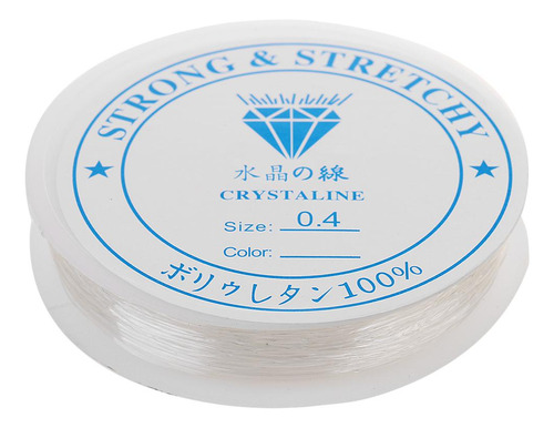 Hilo Elástico 10m Para Fabricación De 0,4 Mm Claro0.4mm