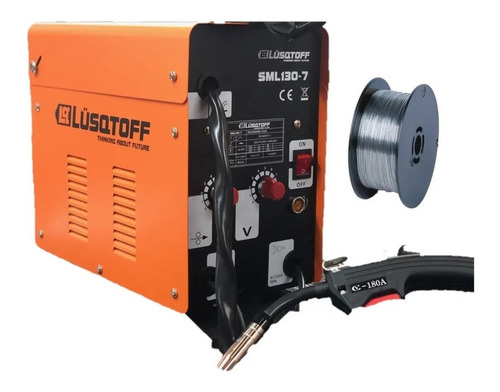 Soldadora Mig Lusqtoff Sml130 Flux + Amoladora Angular 850w